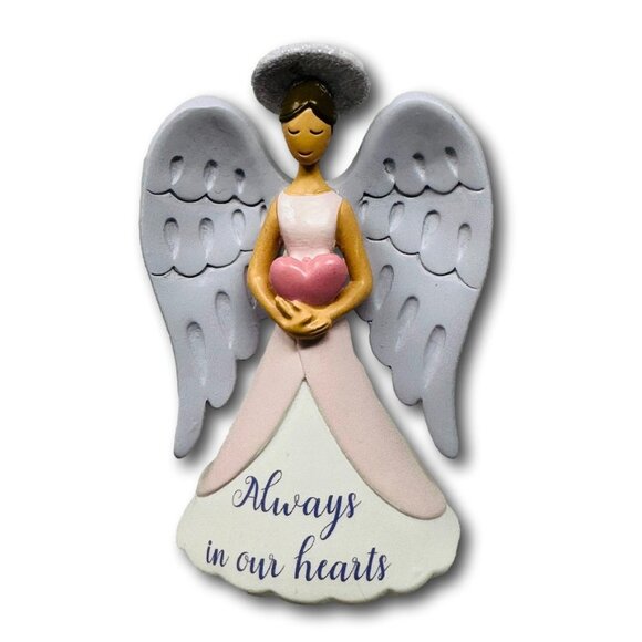 Hallmark Christmas Tree Ornament Angel Always in Our Hearts Loving Memory Loss - Picture 1 of 2